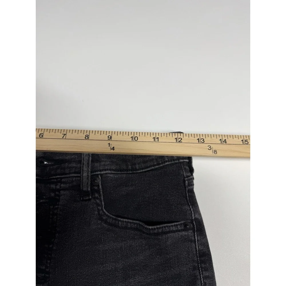 EVERLANE Women's Black Wash High Rise Ankle Skinny Jeans Size 28 - Picture 11 of 13